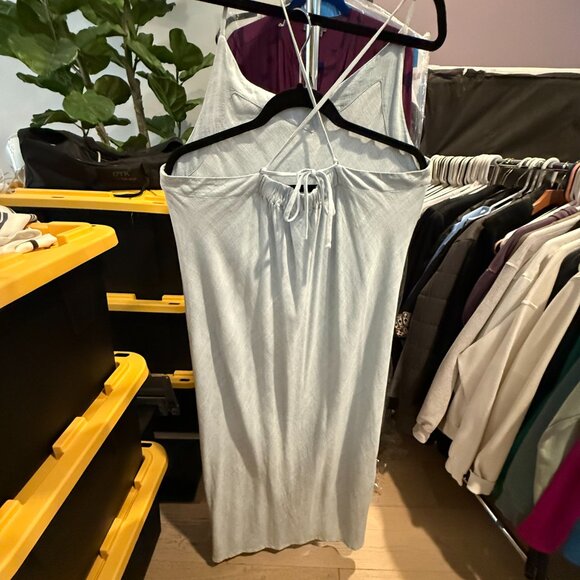 Splendid Breeze Indigo Dress, Sz L - Picture 3 of 8